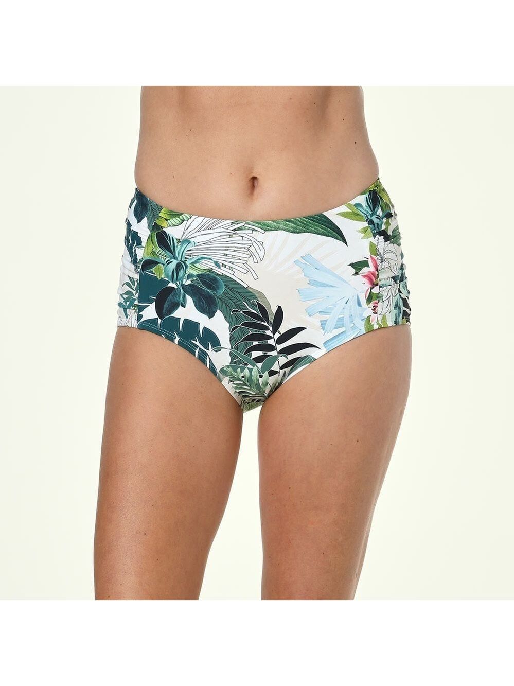 Jantzen  - NATURE GLOW SIDE SHIRRED COMFORT CORE BOTTOM - size 14